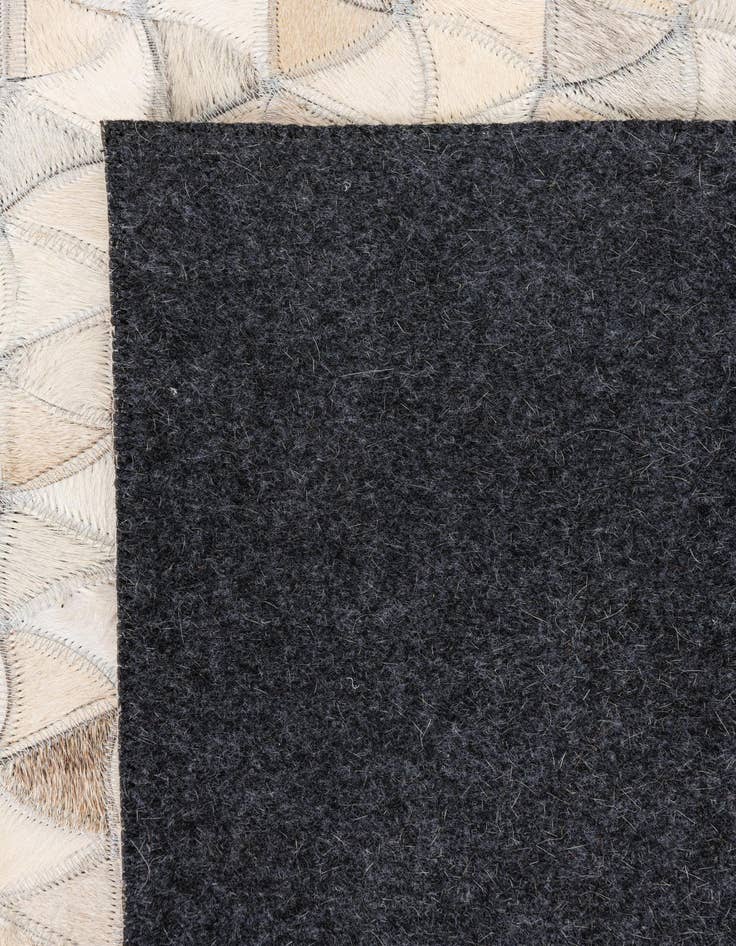 Detail image of  5' 1 x 8' Cowhide Leather Rug