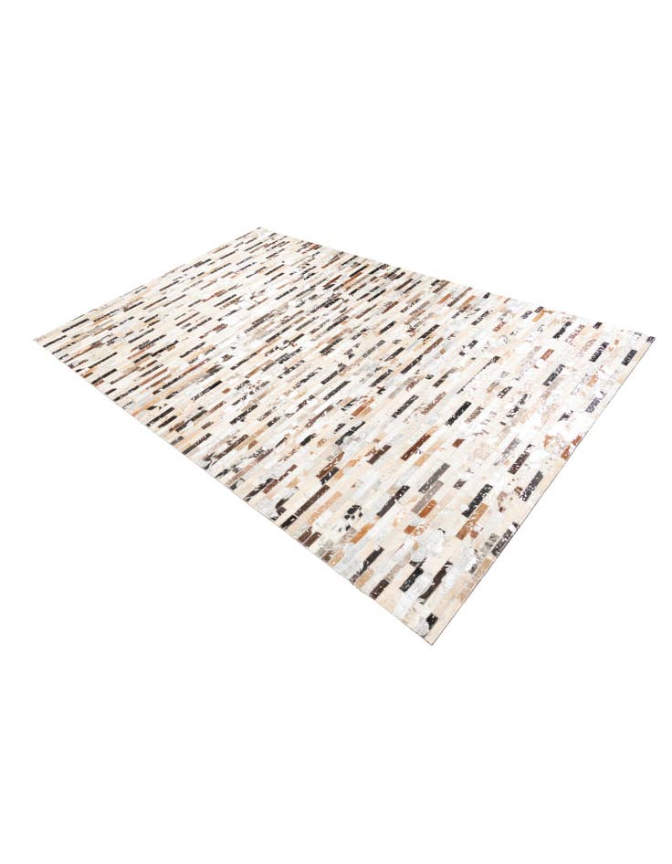 Detail image of  5' 1 x 8' Cowhide Leather Rug