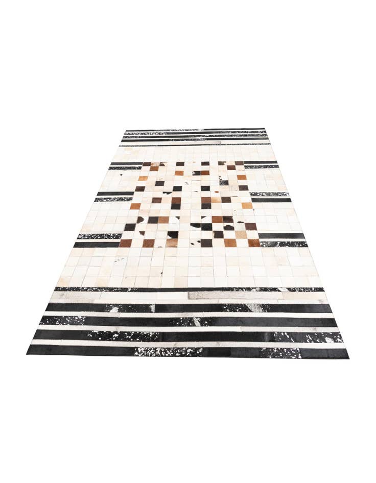 Detail image of  5' x 8' 1 Cowhide Leather Rug