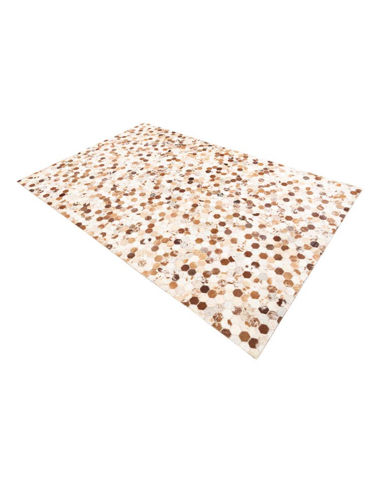 Detail image of  5' x 8' Cowhide Leather Rug