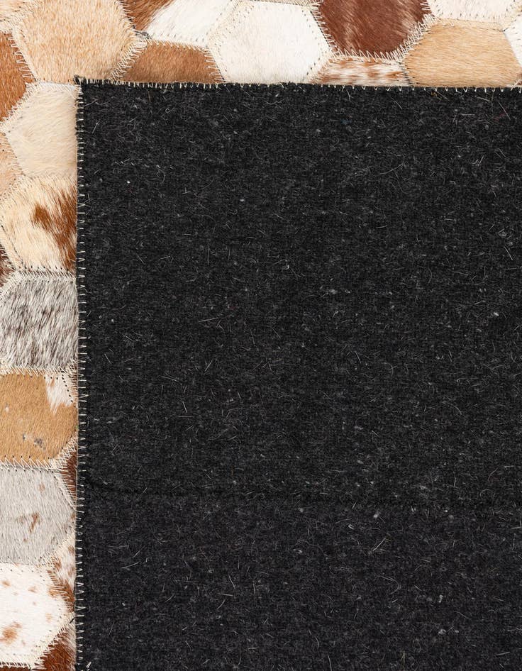 Detail image of  5' x 8' Cowhide Leather Rug