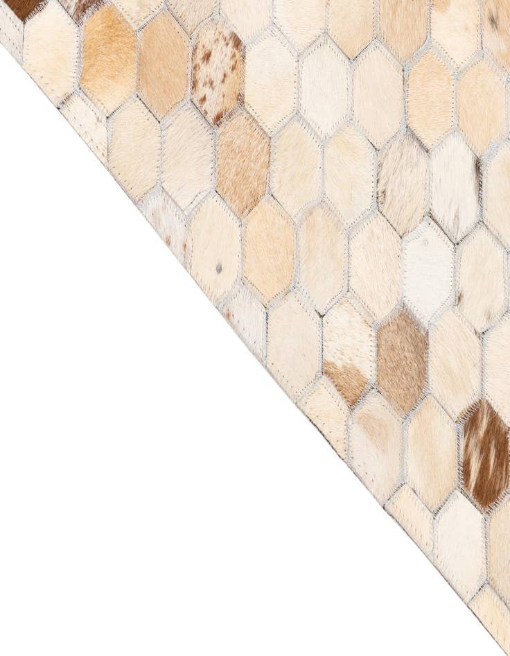 Detail image of  5' x 8' 1 Cowhide Leather Rug