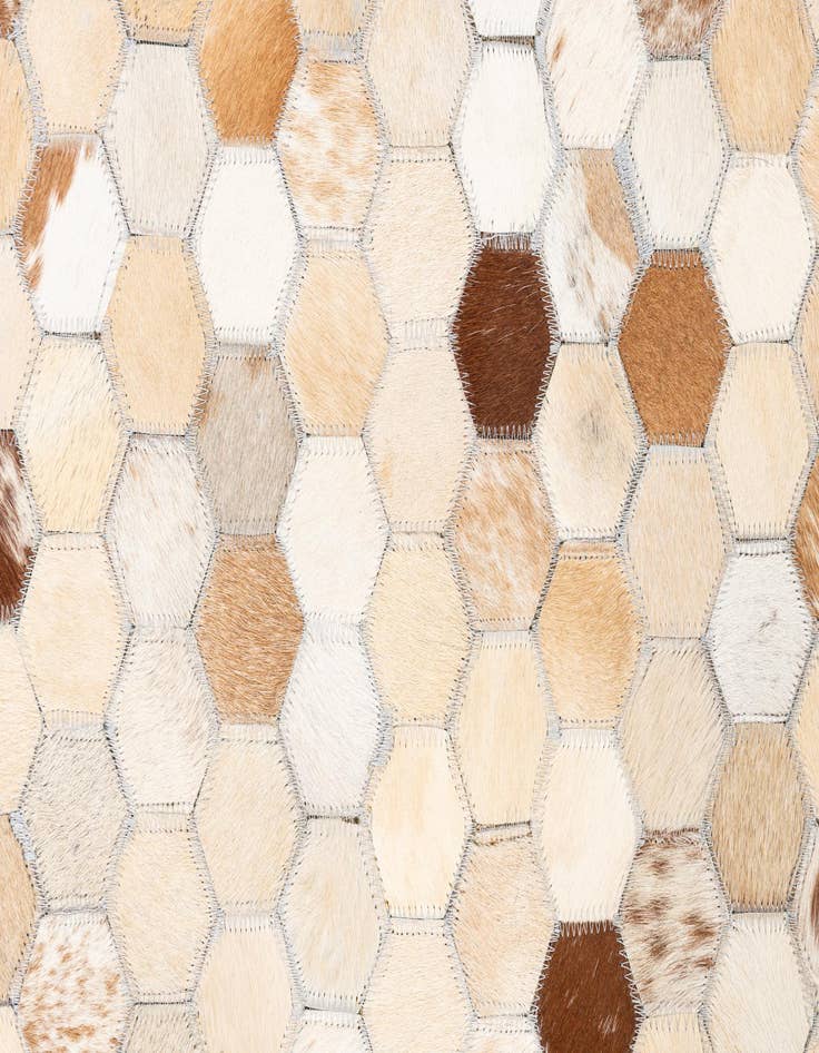 Detail image of  5' x 8' 1 Cowhide Leather Rug