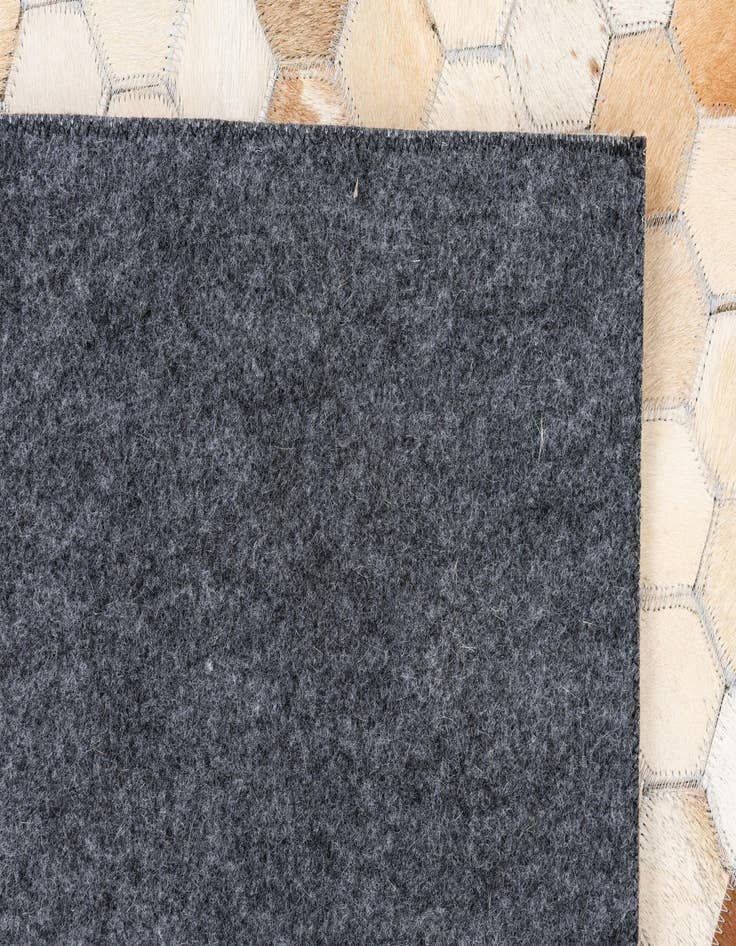 Detail image of  5' x 8' 1 Cowhide Leather Rug