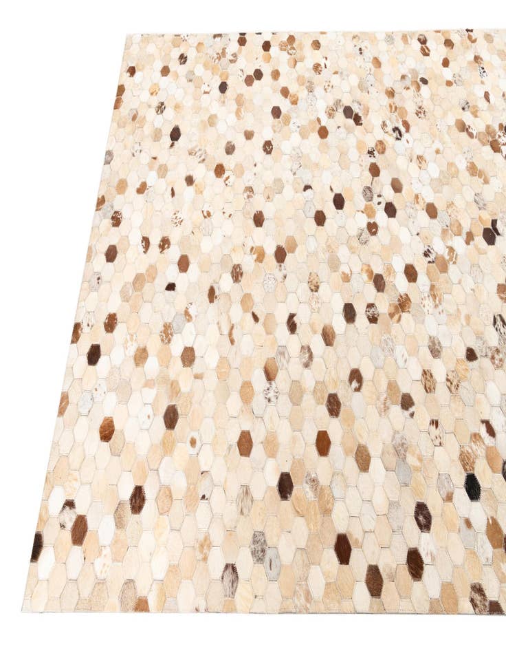 Detail image of  5' x 8' 1 Cowhide Leather Rug