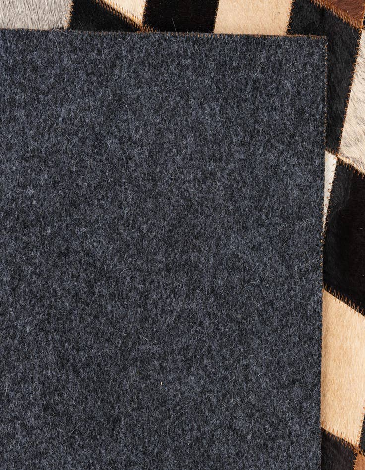 Detail image of  5' x 8' Cowhide Leather Rug