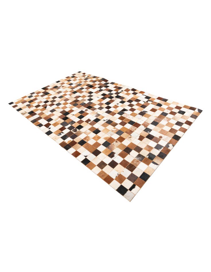 Detail image of  5' x 8' Cowhide Leather Rug