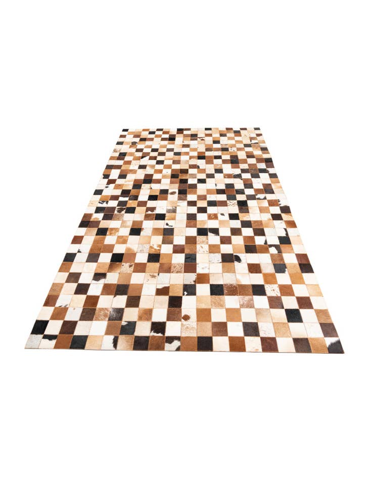 Detail image of  5' x 8' Cowhide Leather Rug