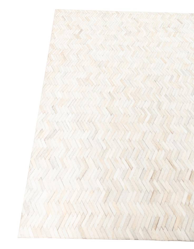 Detail image of  5' 3 x 7' 4 Cowhide Leather Rug