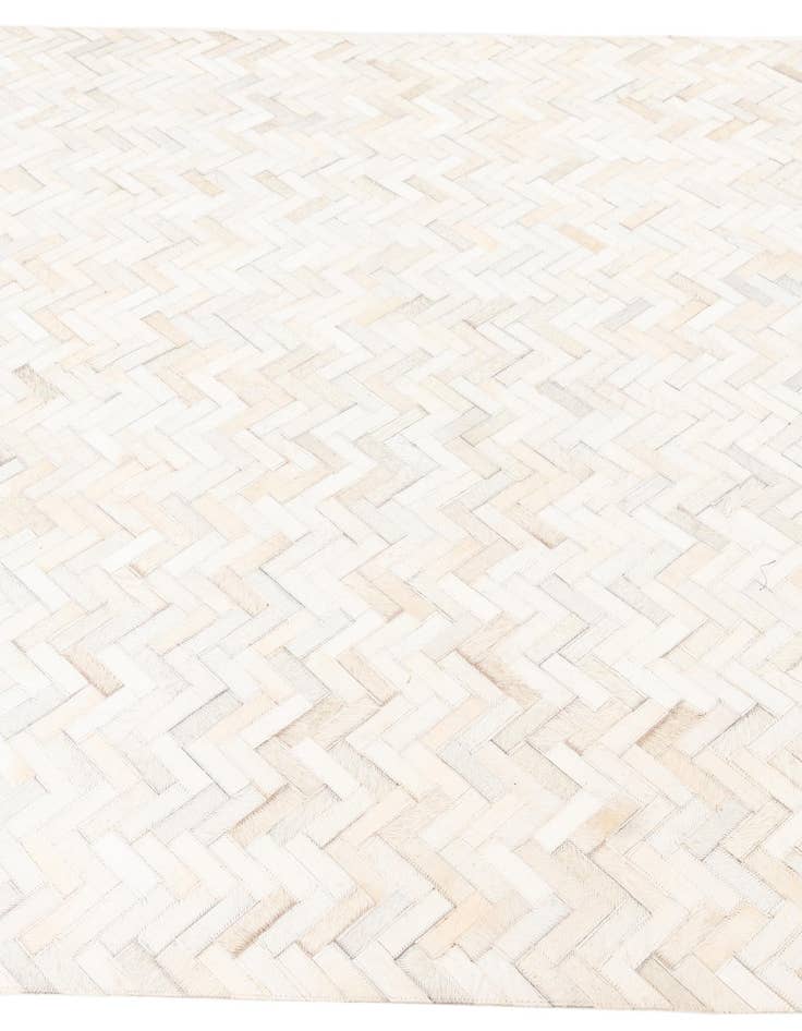 Detail image of  5' 3 x 7' 4 Cowhide Leather Rug