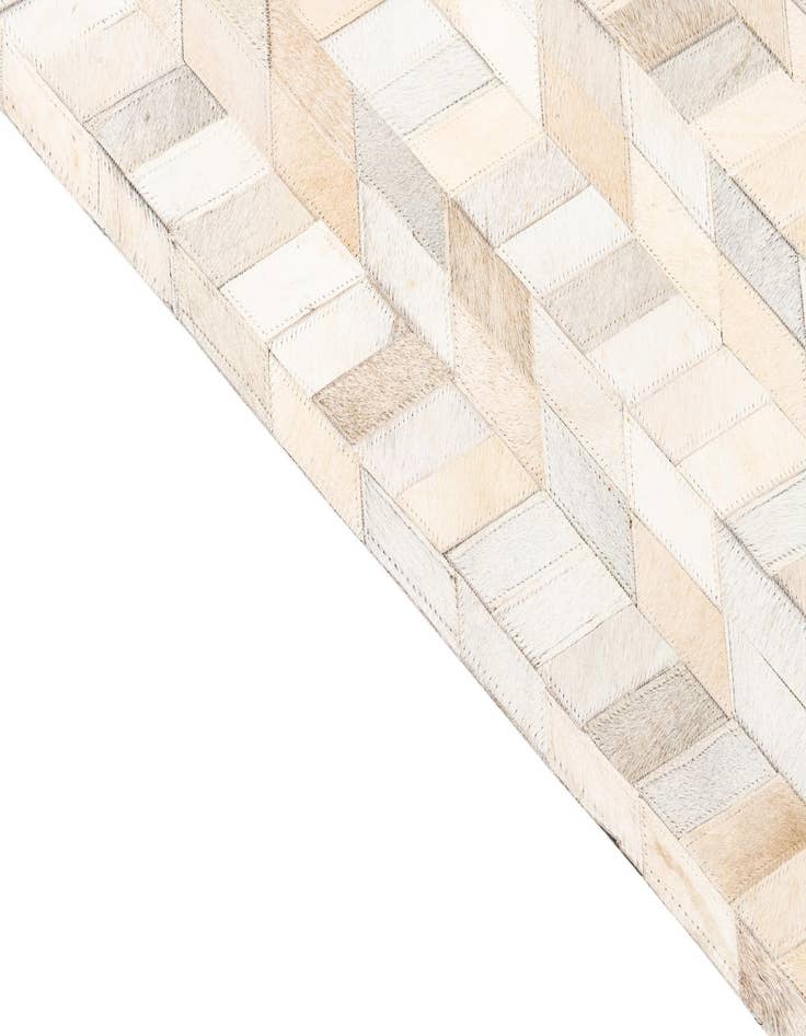 Detail image of  5' x 8' Cowhide Leather Rug