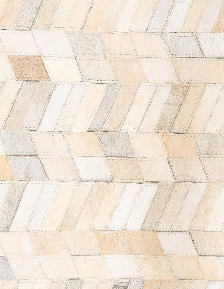 Detail image of  5' x 8' Cowhide Leather Rug