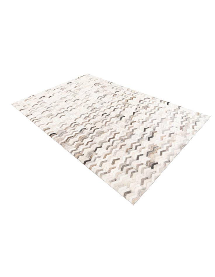 Detail image of  5' 2 x 8' Cowhide Leather Rug