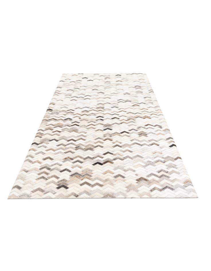 Detail image of  5' 2 x 8' Cowhide Leather Rug