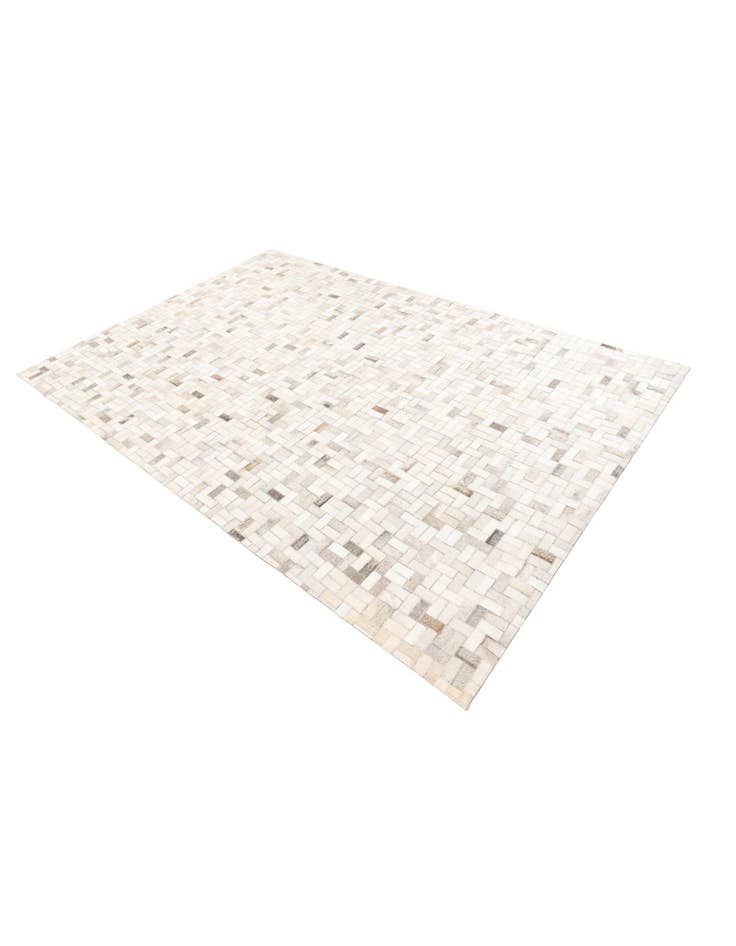 Detail image of  5' 4 x 8' Cowhide Leather Rug