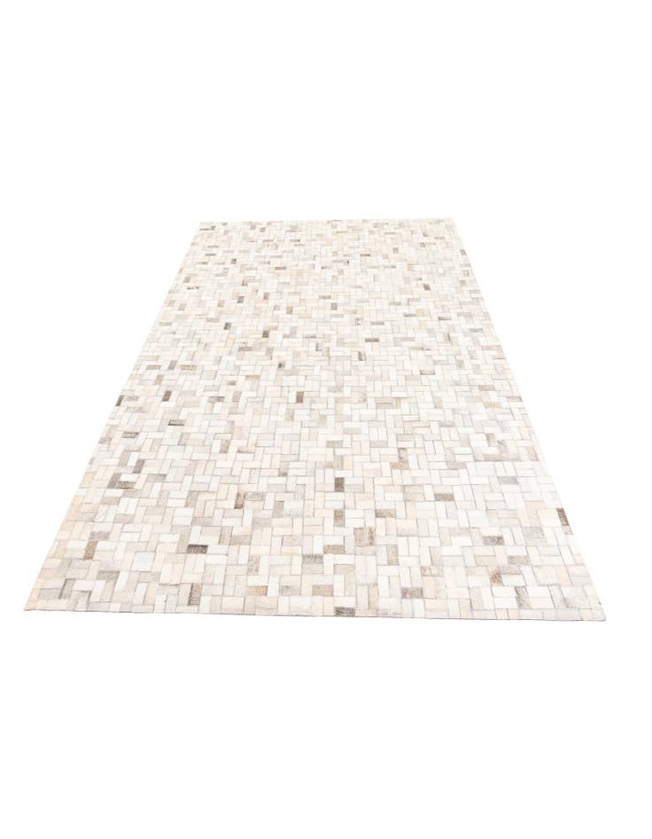 Detail image of  5' 4 x 8' Cowhide Leather Rug