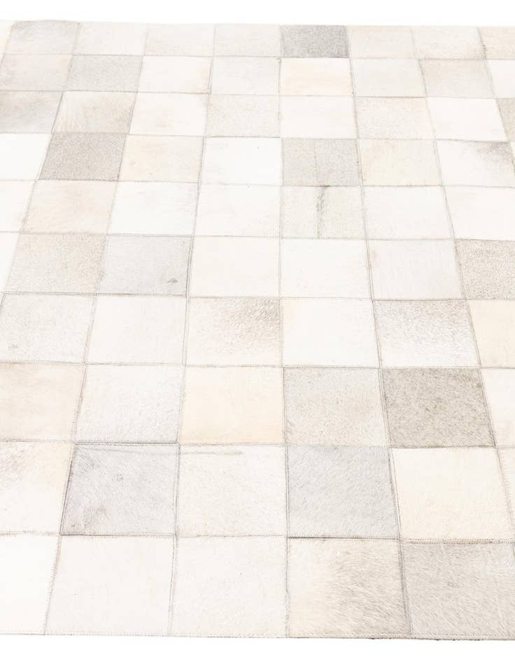 Detail image of  5' x 7' 10 Cowhide Leather Rug