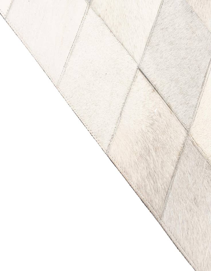 Detail image of  5' x 7' 10 Cowhide Leather Rug