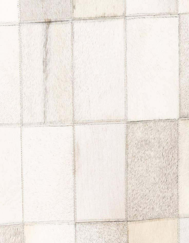 Detail image of  5' x 7' 10 Cowhide Leather Rug