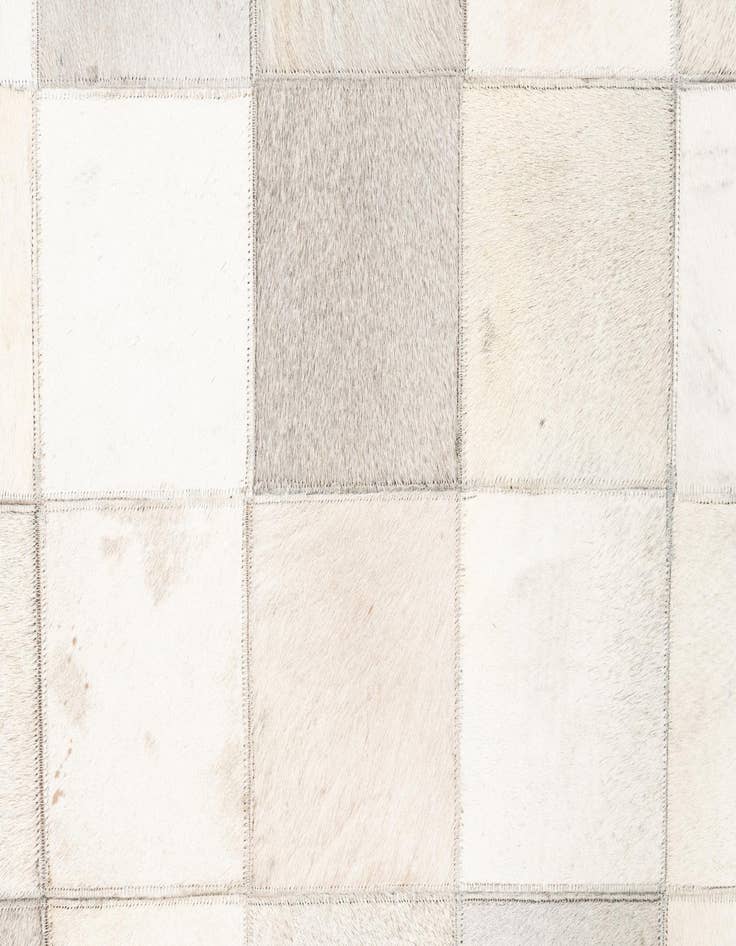 Detail image of  5' x 7' 10 Cowhide Leather Rug