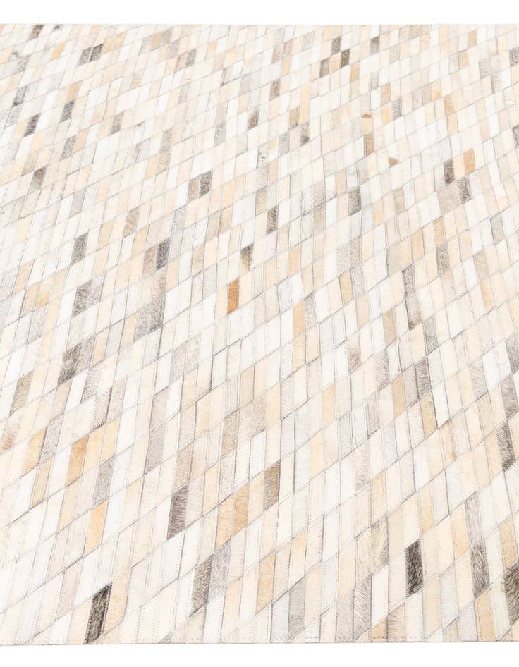 Detail image of  5' x 8' Cowhide Leather Rug