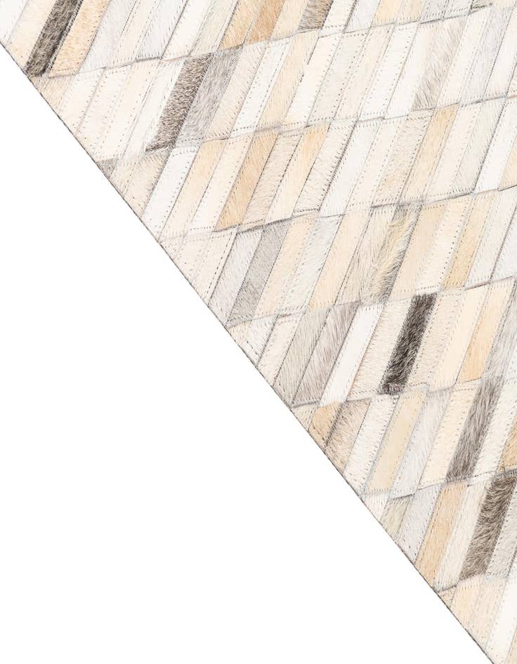 Detail image of  5' x 8' Cowhide Leather Rug