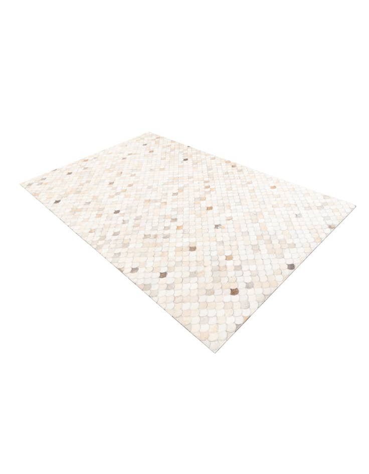 Detail image of  5' 2 x 8' Cowhide Leather Rug