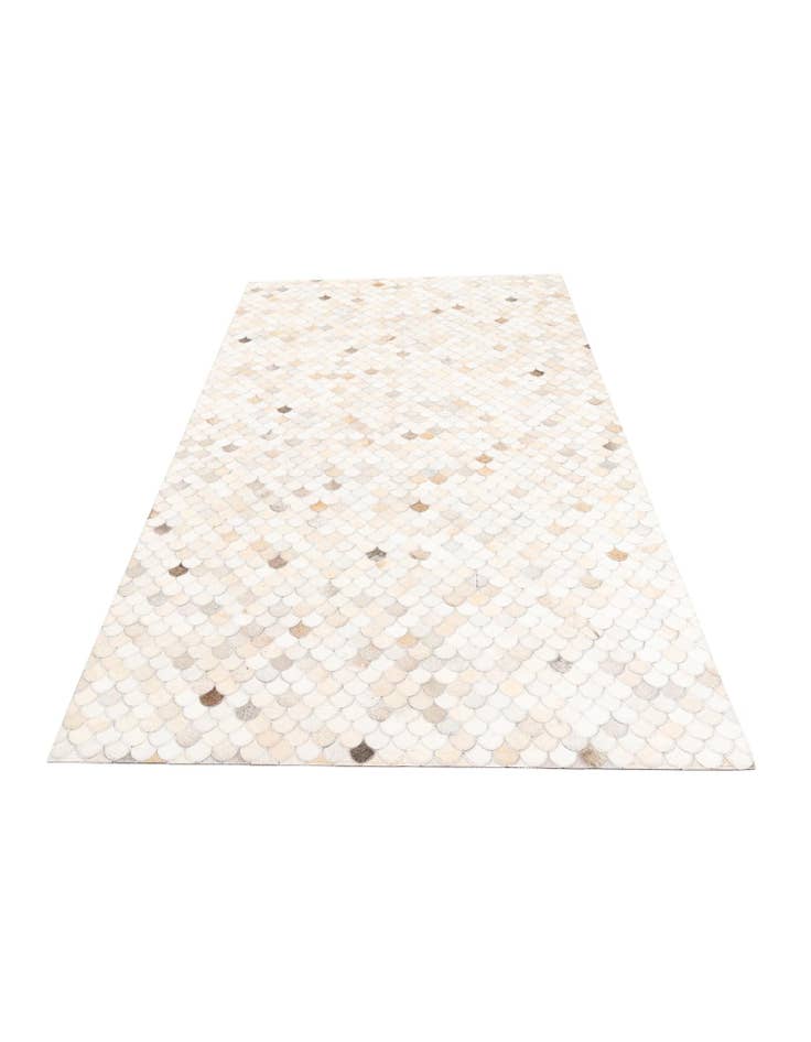 Detail image of  5' 2 x 8' Cowhide Leather Rug