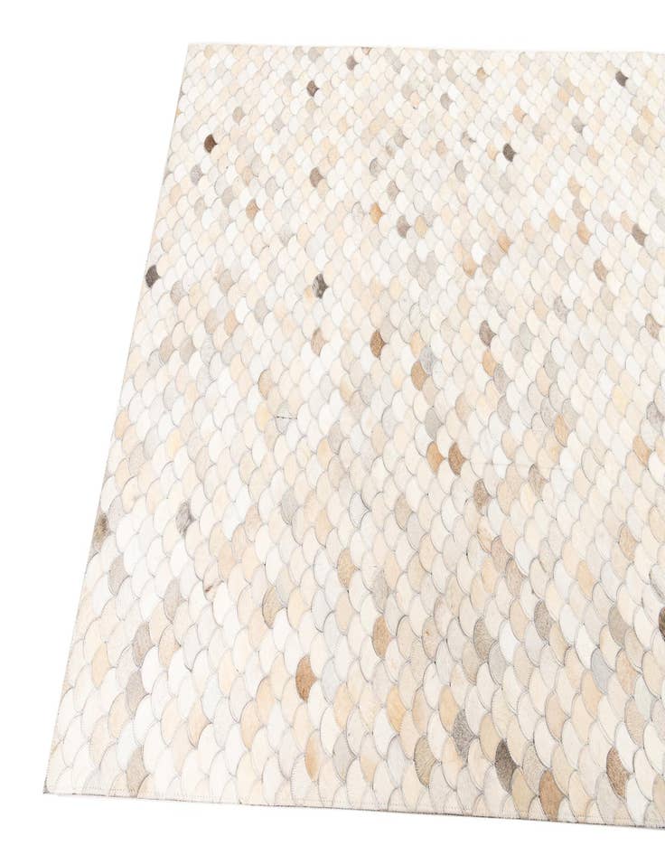 Detail image of  5' 2 x 8' Cowhide Leather Rug