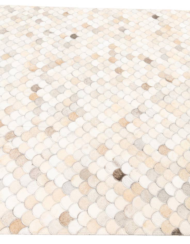 Detail image of  5' 2 x 8' Cowhide Leather Rug