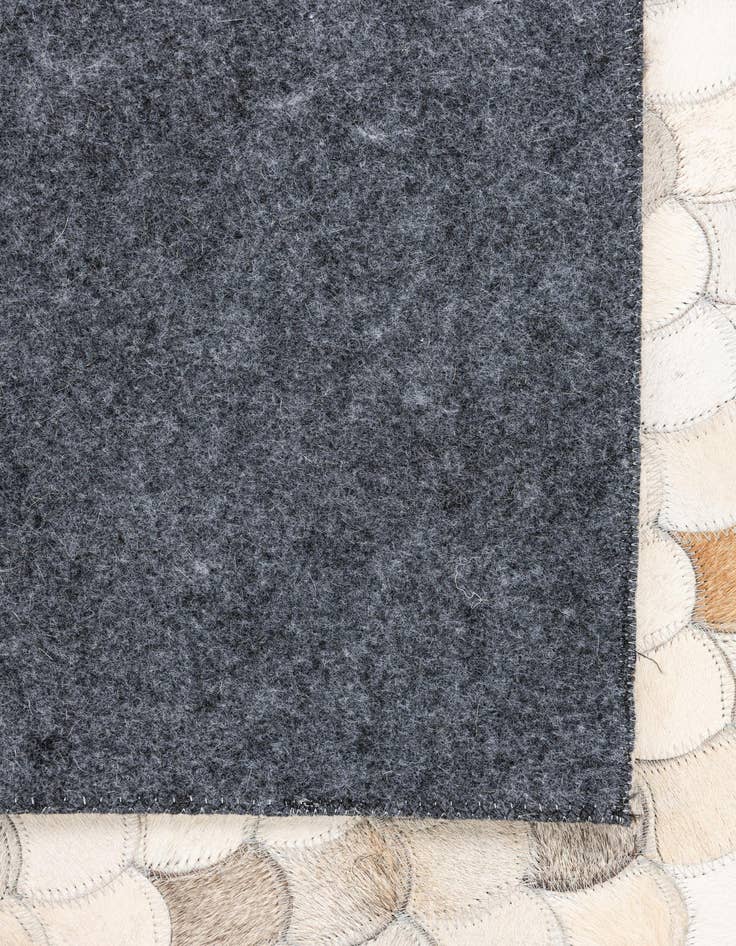 Detail image of  5' 2 x 8' Cowhide Leather Rug