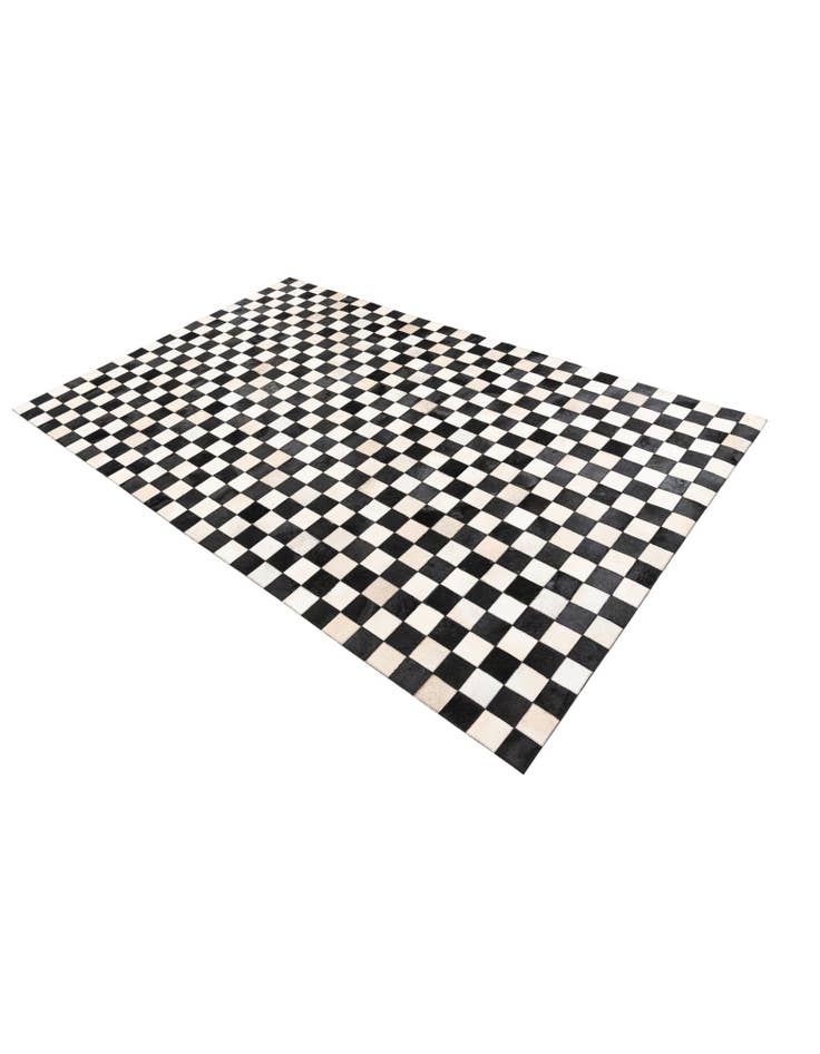 Detail image of  5' x 8' Cowhide Leather Rug