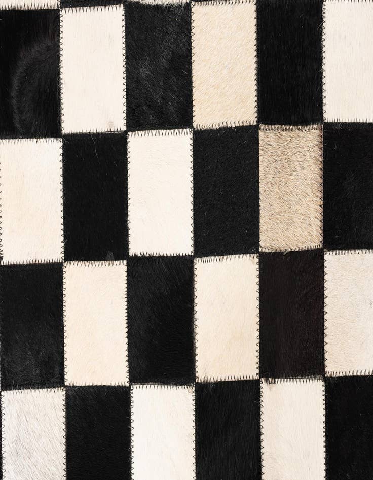Detail image of  5' x 8' Cowhide Leather Rug