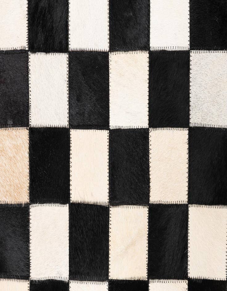 Detail image of  5' x 8' Cowhide Leather Rug