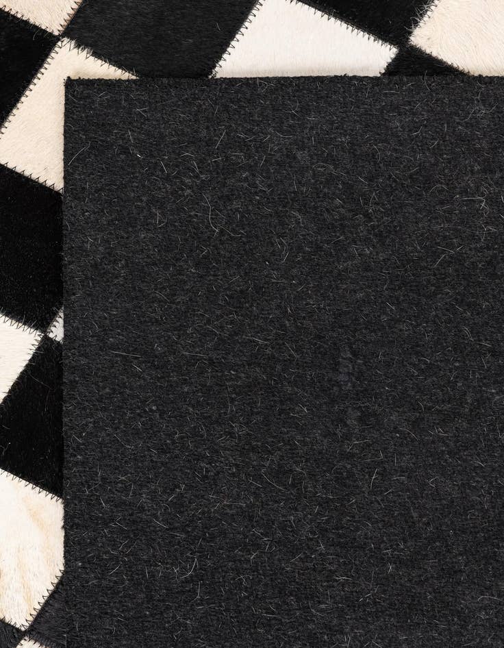 Detail image of  5' x 8' Cowhide Leather Rug