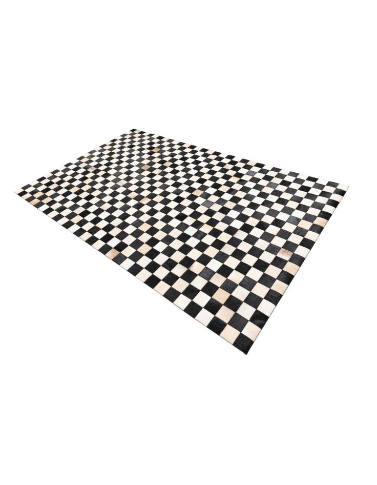 Detail image of  5' x 8' Cowhide Leather Rug