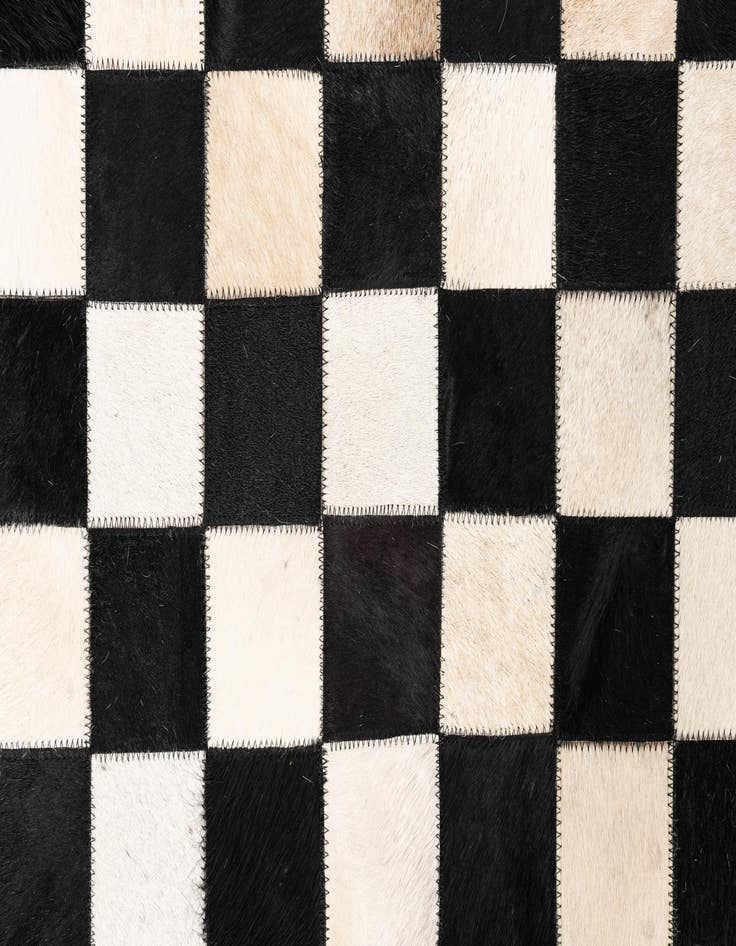 Detail image of  5' x 8' Cowhide Leather Rug