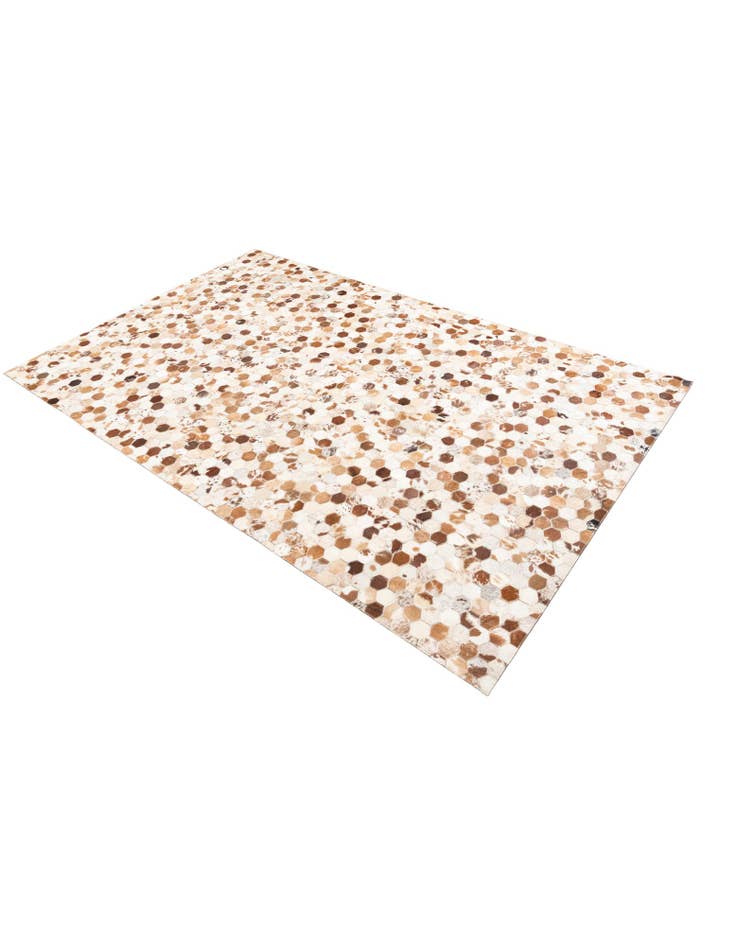 Detail image of  5' 1 x 8' Cowhide Leather Rug