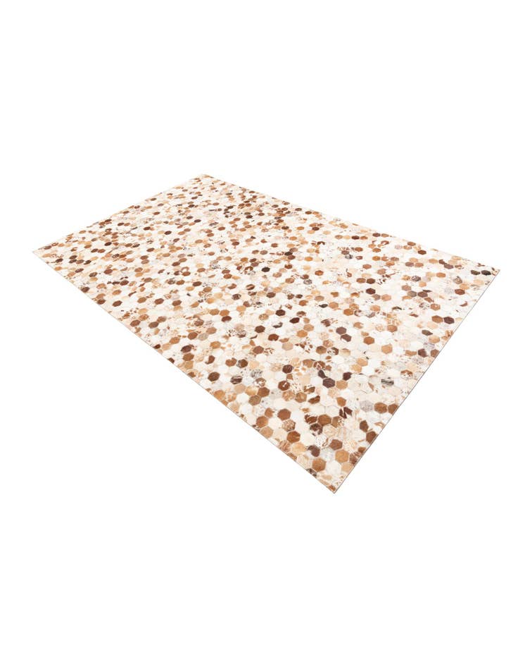 Detail image of  5' 1 x 8' Cowhide Leather Rug