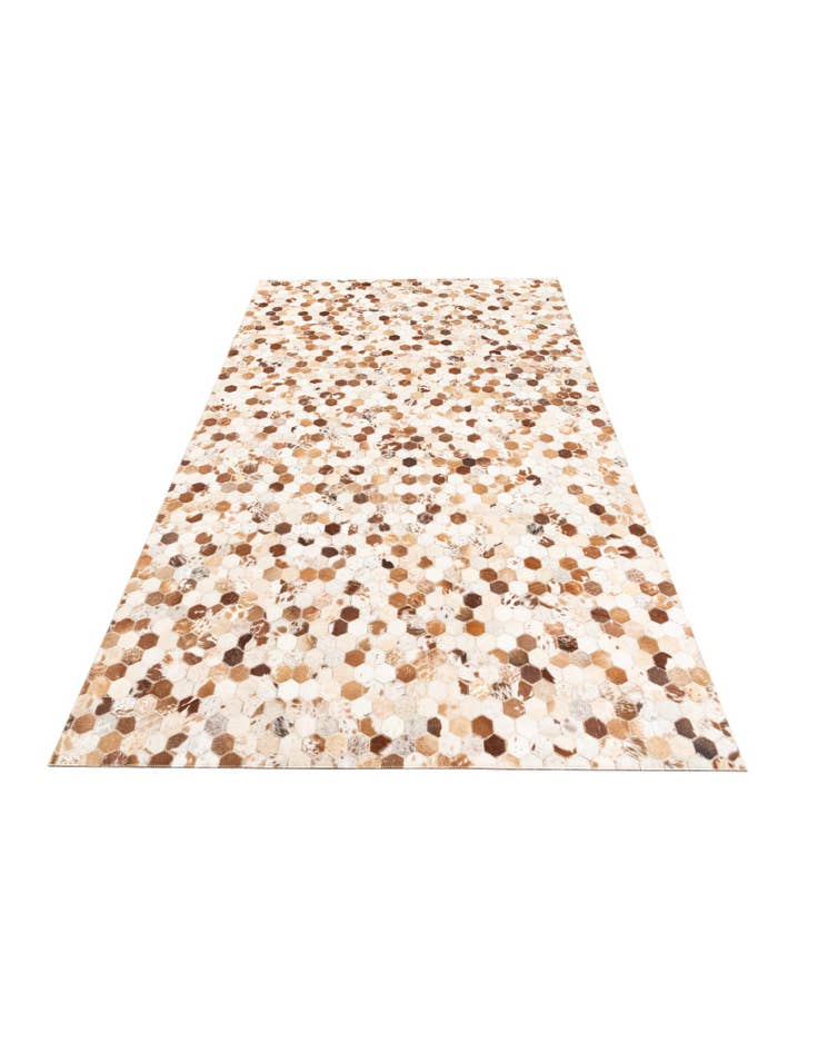 Detail image of  5' 1 x 8' Cowhide Leather Rug