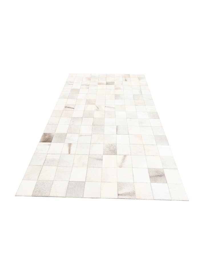 Detail image of  5' x 7' 10 Cowhide Leather Rug