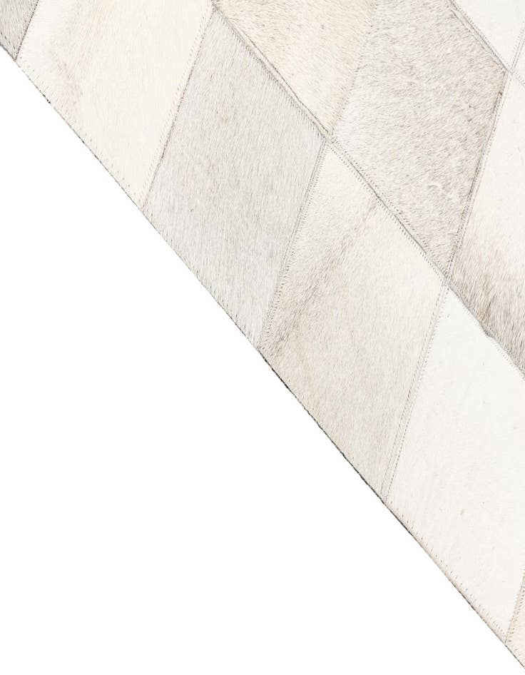 Detail image of  5' x 7' 10 Cowhide Leather Rug