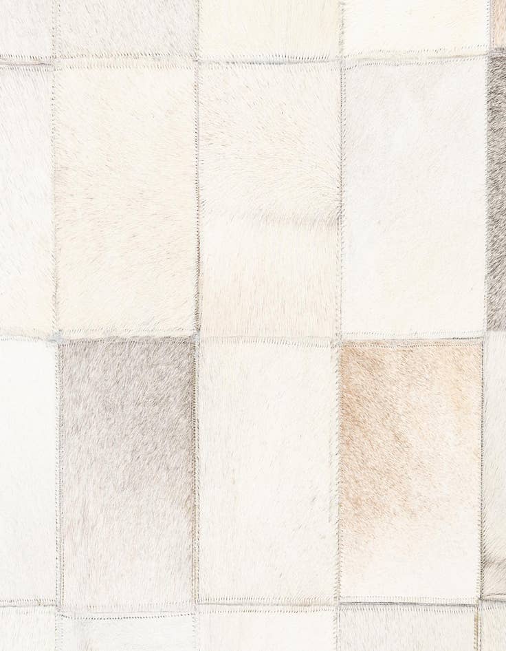 Detail image of  5' x 7' 10 Cowhide Leather Rug