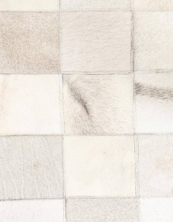 Detail image of  5' x 7' 10 Cowhide Leather Rug