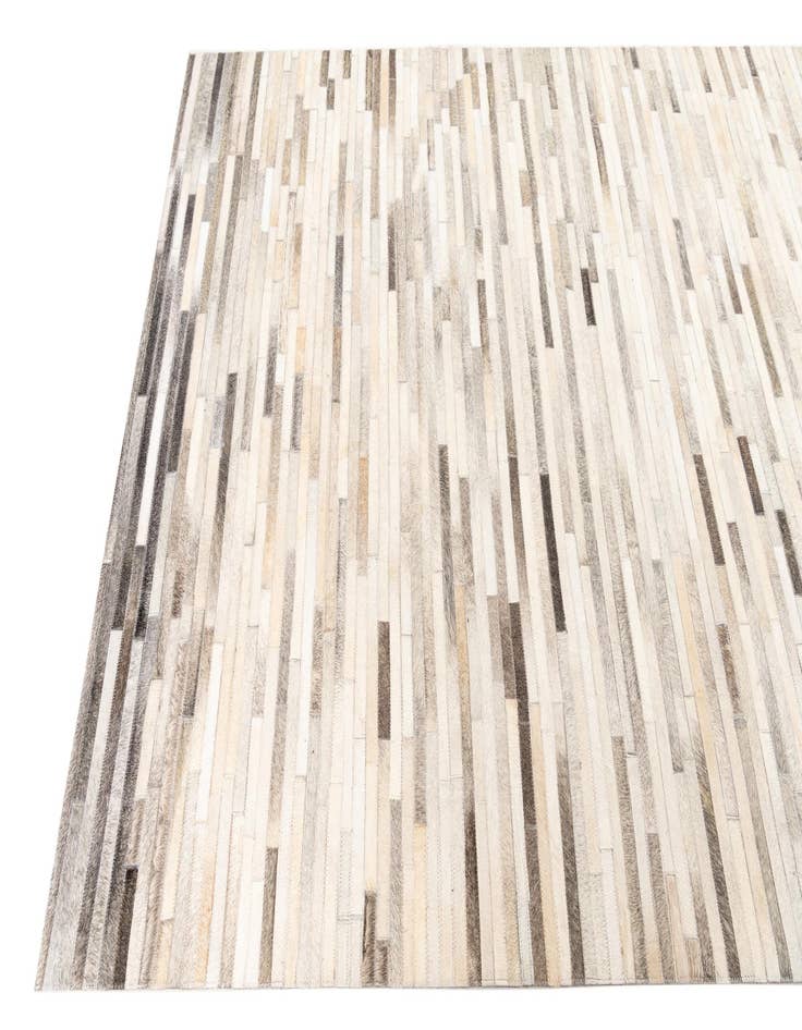 Detail image of  5' x 8' 2 Cowhide Leather Rug