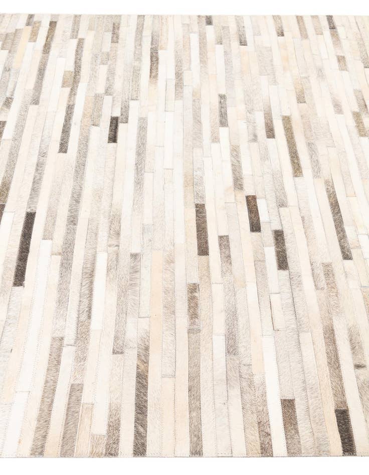 Detail image of  5' x 8' 2 Cowhide Leather Rug