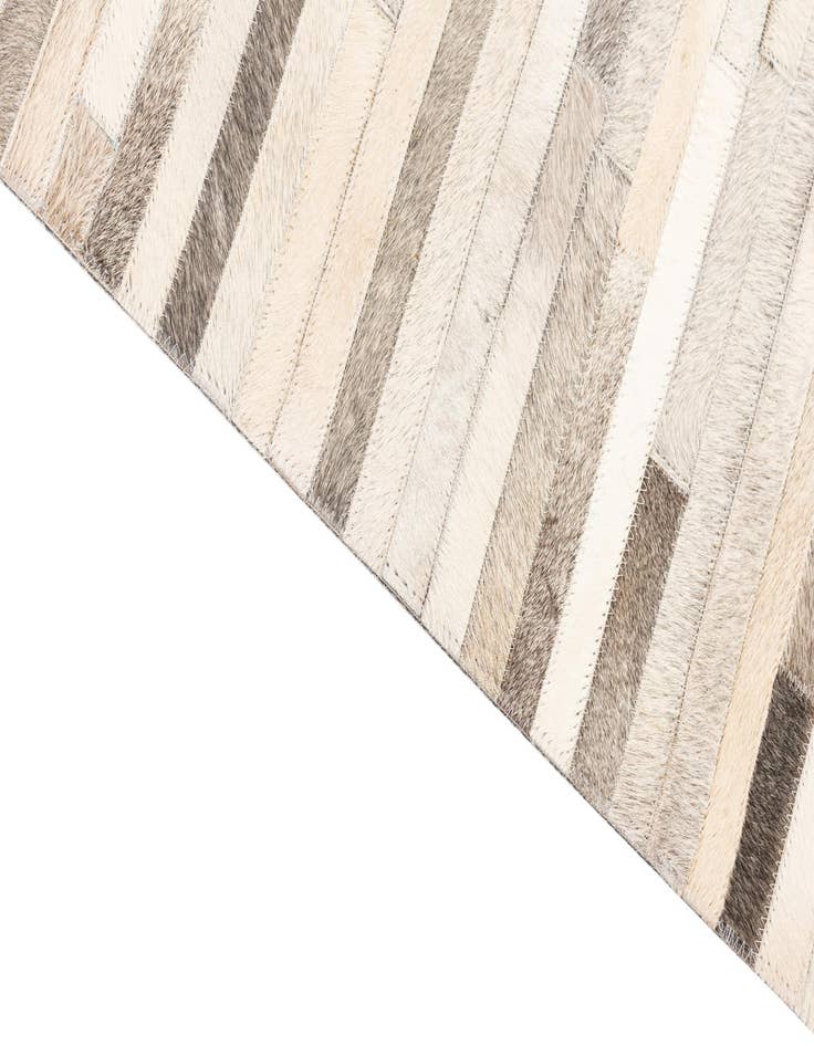 Detail image of  5' x 8' 2 Cowhide Leather Rug