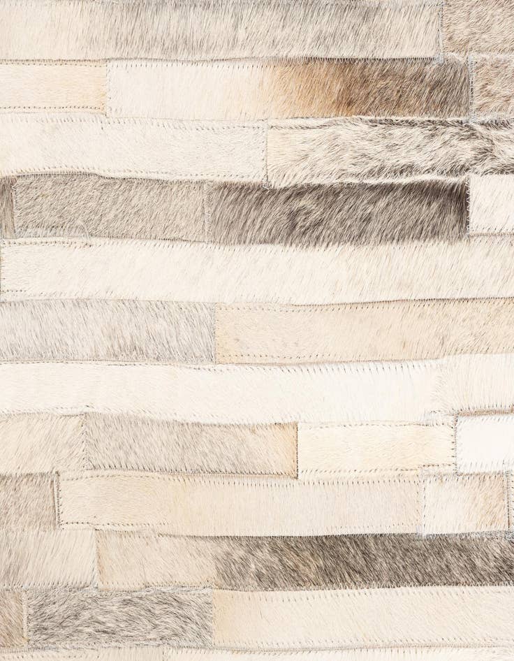 Detail image of  5' x 8' 2 Cowhide Leather Rug