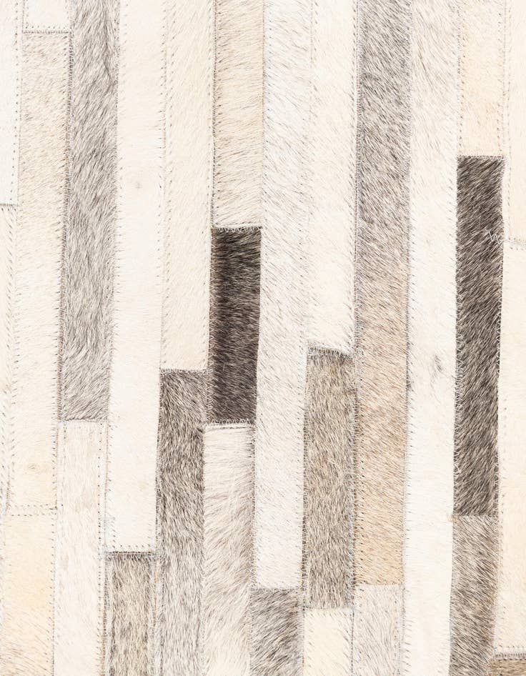 Detail image of  5' x 8' 2 Cowhide Leather Rug