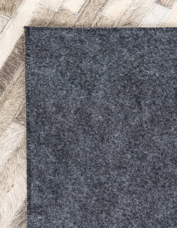 Detail image of  5' x 8' 2 Cowhide Leather Rug